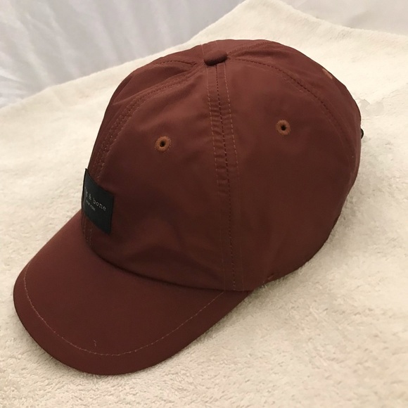 Rag & Bone of New York Adjustable Maroon Cap - Picture 8 of 14